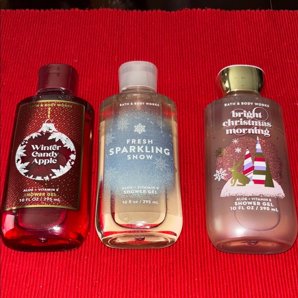 Bath & Body Works Holiday Shower Gel Trio